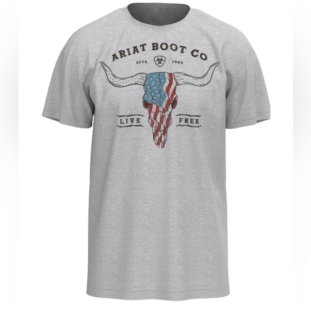 Ariat Long Live Freedom T-Shirt, Large (14/16) - NWT
